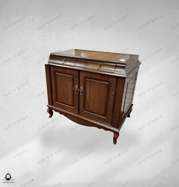 آینه و کنسول دو درب روکشی